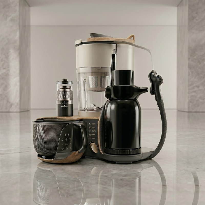 Small home appliance product still life